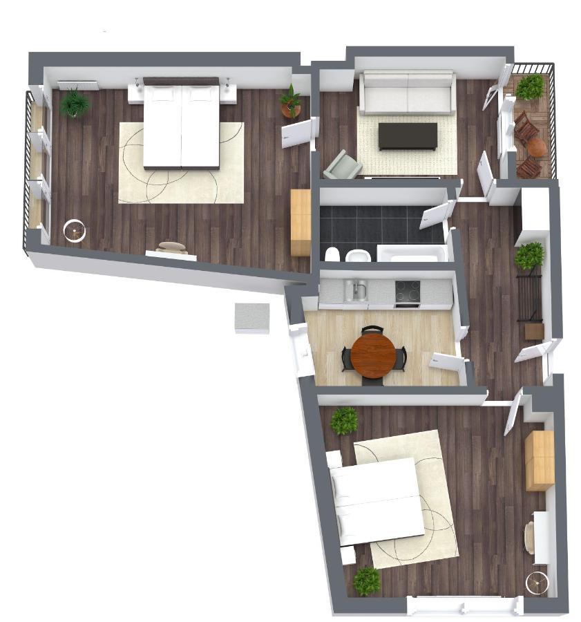 80Qm Luxurioese Designerwohnung Im Herzen Bochums Εξωτερικό φωτογραφία